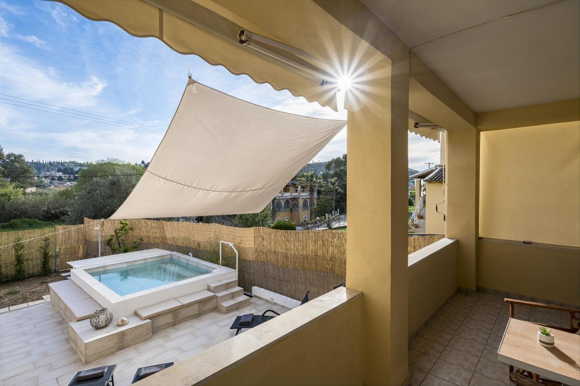 Villa Nina With Private Plunge Pool, 5Km To Corfu Town Exteriör bild