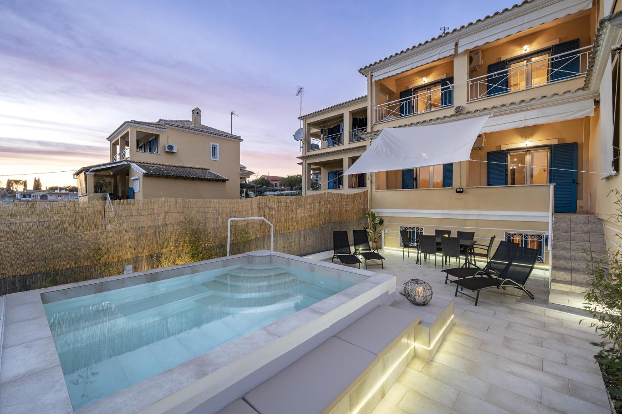 Villa Nina With Private Plunge Pool, 5Km To Corfu Town Exteriör bild