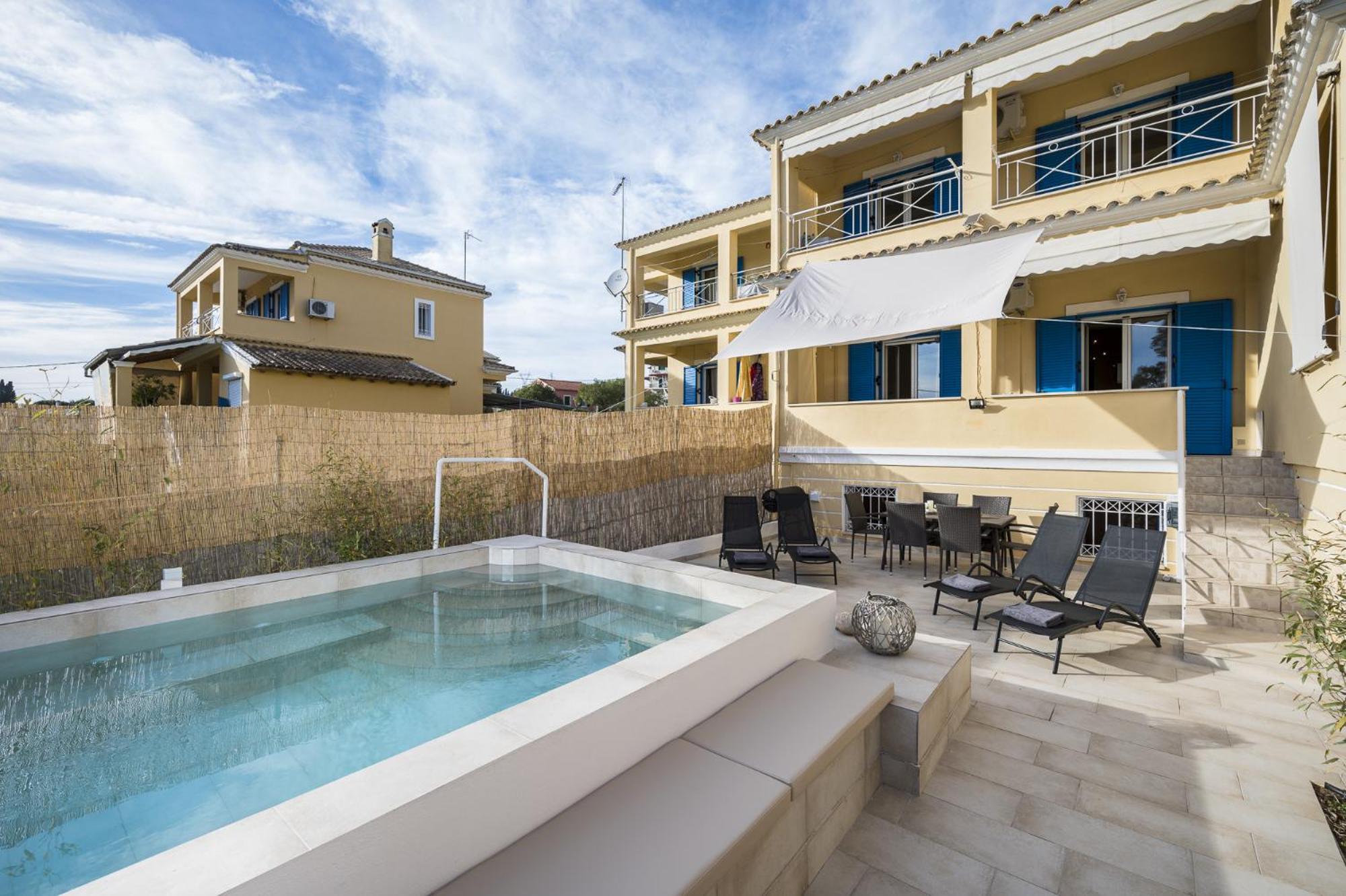 Villa Nina With Private Plunge Pool, 5Km To Corfu Town Exteriör bild