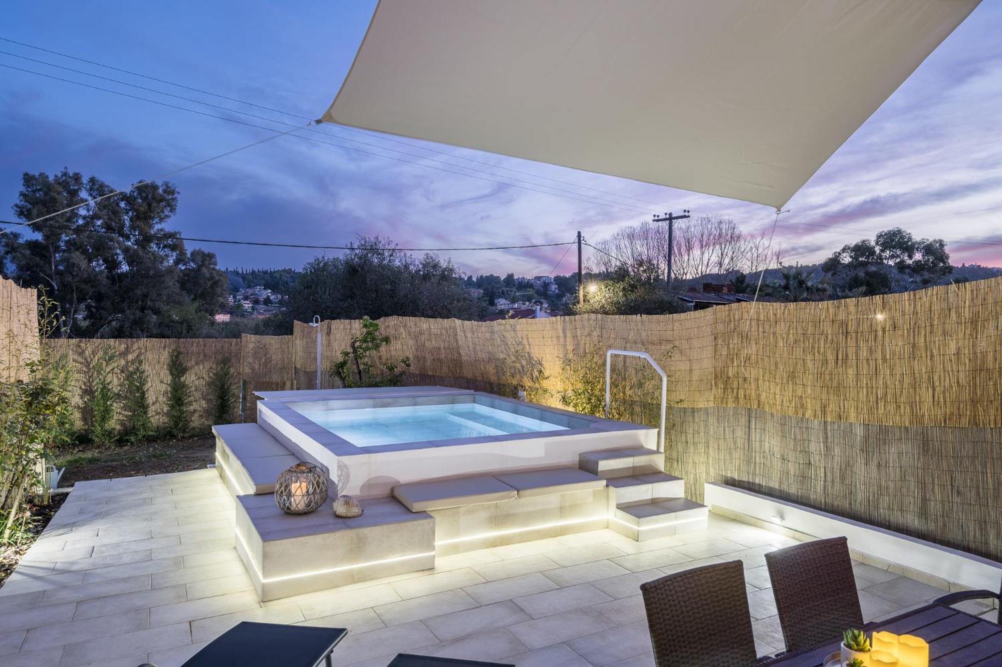 Villa Nina With Private Plunge Pool, 5Km To Corfu Town Exteriör bild